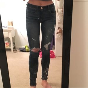 American eagle ripped jeans